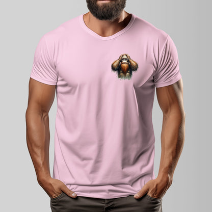 Bigfoot, Sasquatch "What The F_ck" Cotton O-neck Short Sleeve T-shirt - 2 sided