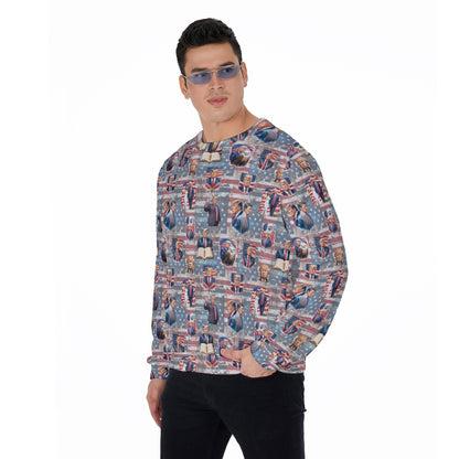 20 Donald Trump Designs, Men’s Polyester Thickened Sweater