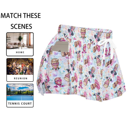 10 Donald Trump Designs, Women's Trump Sport Skorts With Pocket