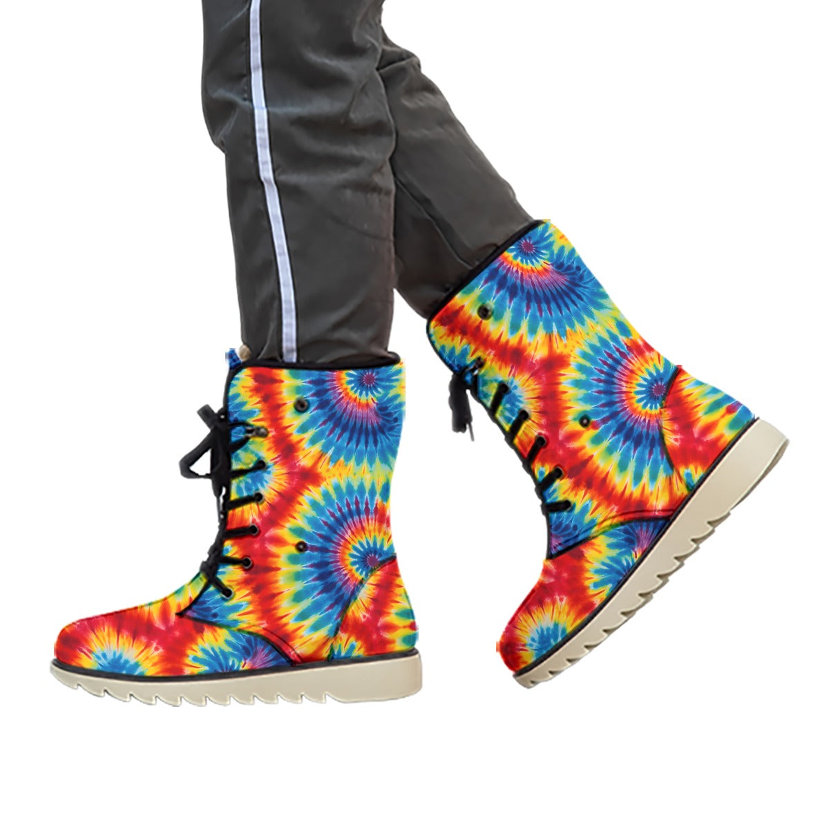 19 Tie Dye Designs, Women’s Plush Velvet Lined Boots