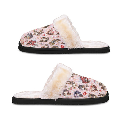 20 Bigfoot / Sasquatch Designs, Women’s Plush, Fluffy Slippers