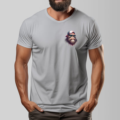 Bigfoot, Sasquatch "There's One In Every Family" Cotton Short Sleeve Double Sided T-shirt