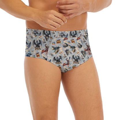 10 Misc Designs, Men’s Polyester Triangle, Low Rise Underwear
