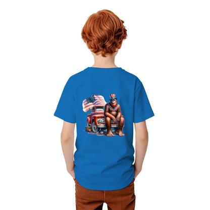Bigfoot Sasquatch Designs, Kid’s Double Sided Gildan 5000B T Shirt