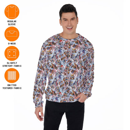 8 Patriot Designs, Men’s Polyester Thickened Sweater
