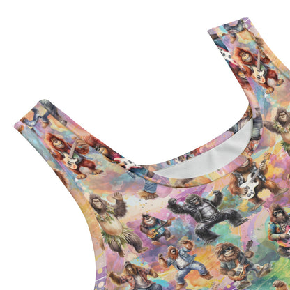 10 Bigfoot / Sasquatch Designs, Women’s 2 Piece Yoga Short Set