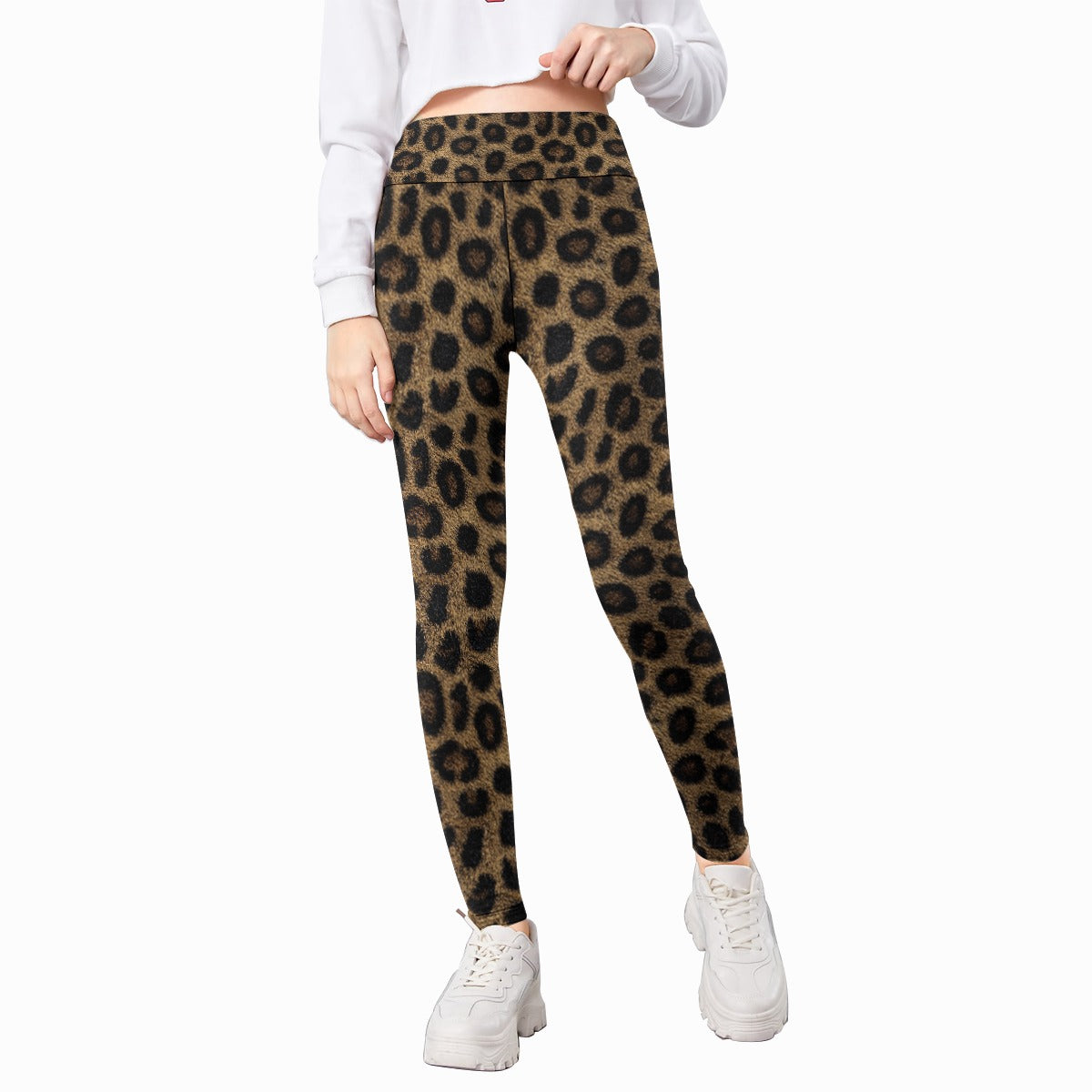 Leopard Skin, All-Over Print Kid's Leggings