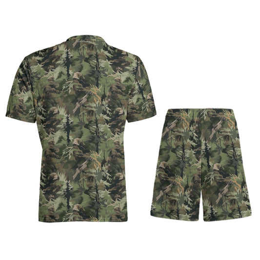 Children's Sports T-Shirt Set, Hiking Sasquatch