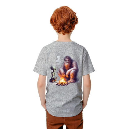 Bigfoot Sasquatch Designs, Kid’s Double Sided Gildan 5000B T Shirt