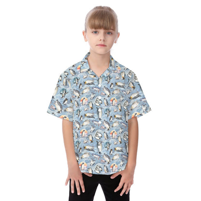 10 Animal (pet) Designs,  Kid's Hawaiian Vacation Shirt