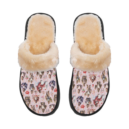 20 Bigfoot / Sasquatch Designs, Women’s Plush, Fluffy Slippers