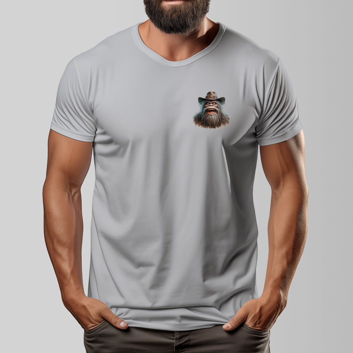 Bigfoot, Sasquatch "I'm Sorry I called You ignorant" Cotton Short Sleeve Double Sided T-shirt