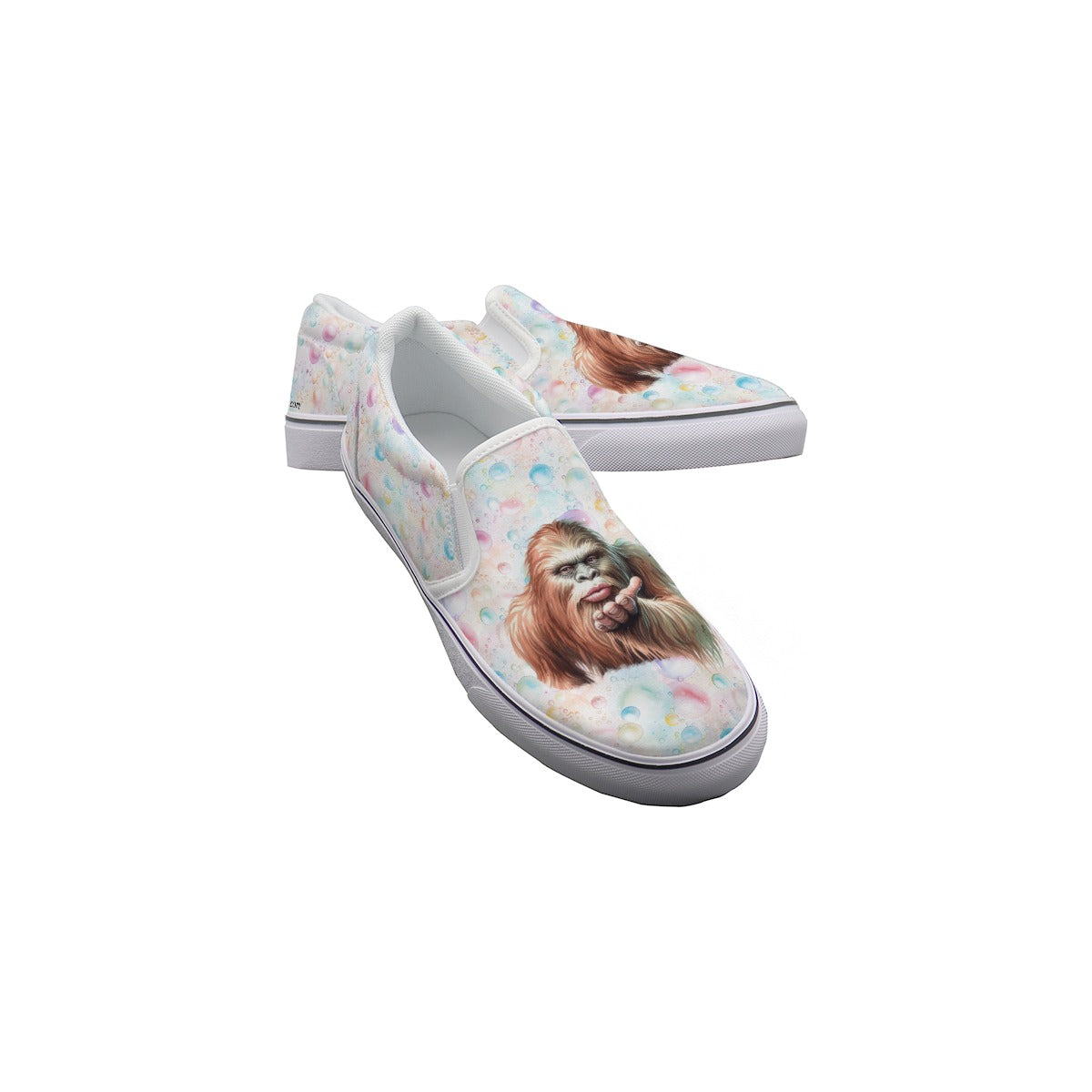 Women's Shesquatch Slip On Sneakers, Sasquatch, Bigfoot