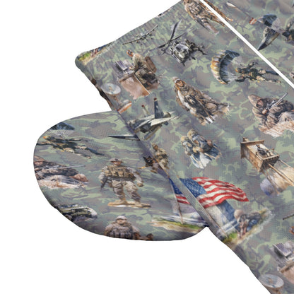 Mythical / Awesome Themed Men's Pocketed Shorts
