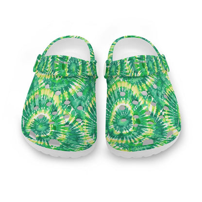 19 Tie Dye Designs, Children’s Holed, Mule, Clogs, EVA, Gator Shoes