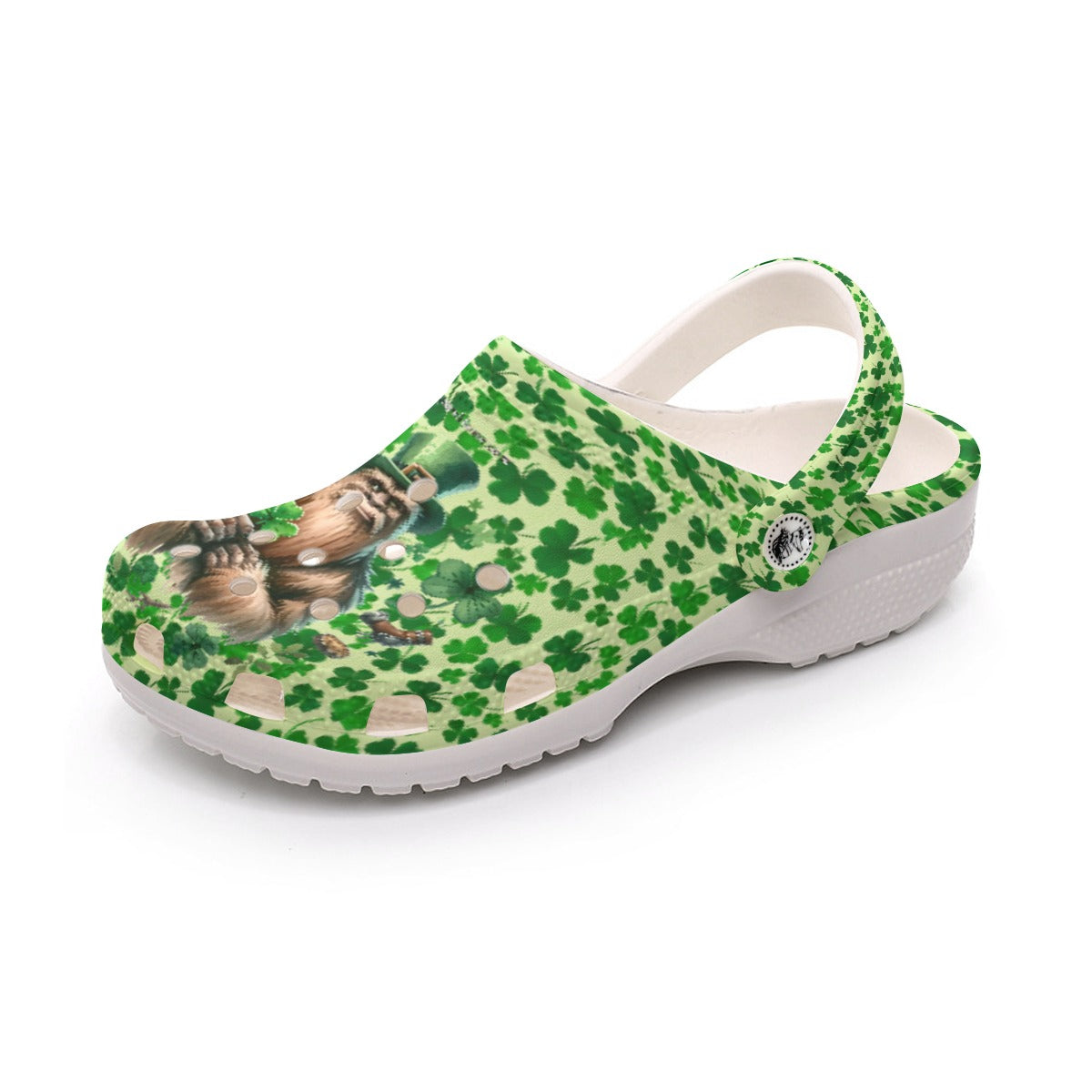 Bigfoot / Sasquatch, St. Patrick, Women's Classic Clogs