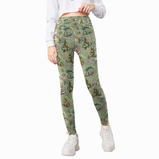 10 Bigfoot / Sasquatch Designs, Kid’s Leggings