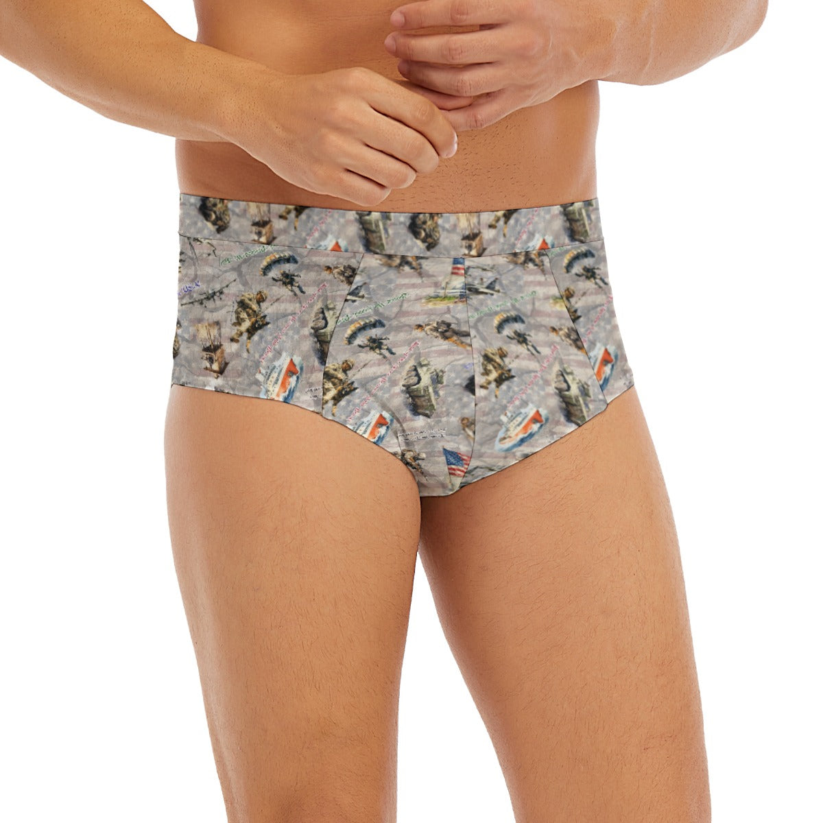 10 Misc Designs, Men’s Polyester Triangle, Low Rise Underwear