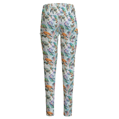 10 Animal Designs, Women’s High Waist Leggings w/ Pocket