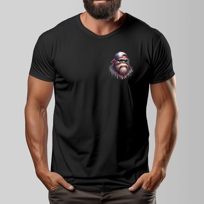 Bigfoot, Sasquatch "There's One In Every Family" Cotton Short Sleeve Double Sided T-shirt