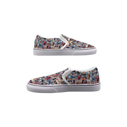 10 Donald Trump Designs, Men's Slip On Sneakers