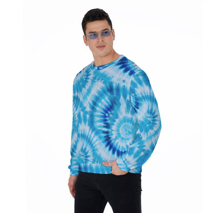 19 Tie Dye Designs, Men’s Polyester Thickened Sweater