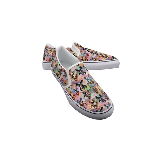 Sasquatch Bigfoot, Women's Slip On Sneakers