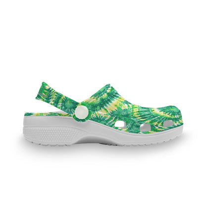 19 Tie Dye Designs, Children’s Holed, Mule, Clogs, EVA, Gator Shoes