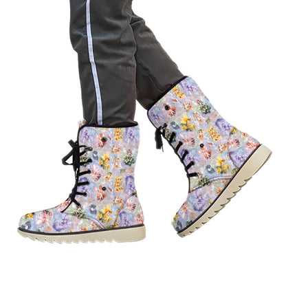 6 Fairy Designs, Women’s Plush Velvet Lined Boots