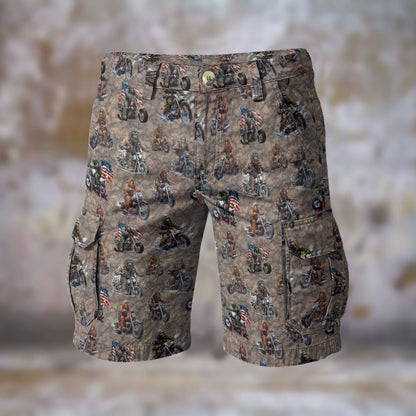 10 Bigfoot Designs, Sasquatch Men’s Cargo Shorts