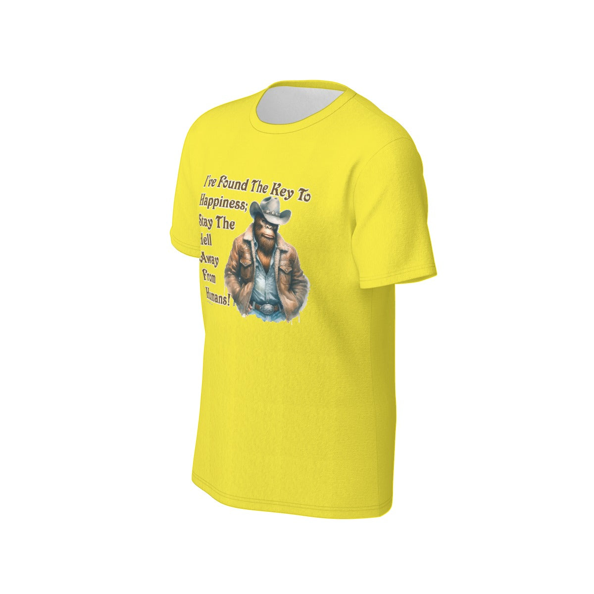 Bigfoot / Sasquatch "I found the key..", Unisex Short Sleeve O-Neck Cotton T Shirt