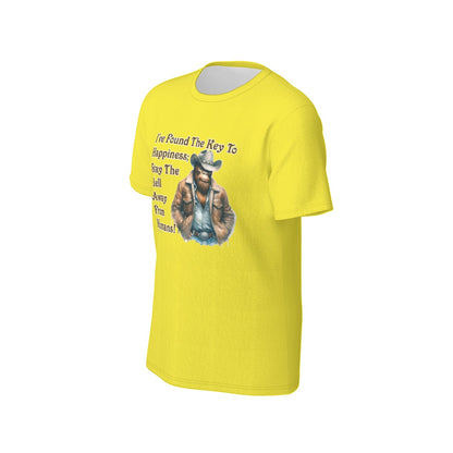 Bigfoot / Sasquatch "I've found the key..", O Neck Cotton T Shirt