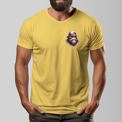 Bigfoot, Sasquatch "There's One In Every Family" Cotton Short Sleeve Double Sided T-shirt