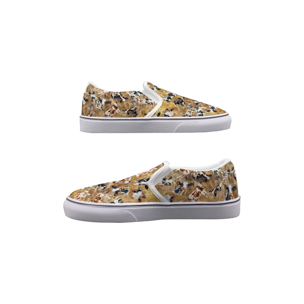 10 Animal Designs, Men's Slip On Sneakers
