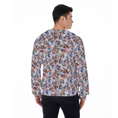 8 Patriot Designs, Men’s Polyester Thickened Sweater