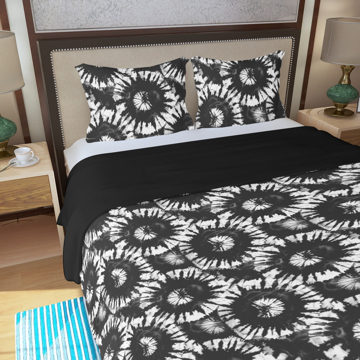 Tie Dye Themes, Three Piece Duvet Bedding Set