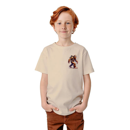 Bigfoot Sasquatch Designs, Kid’s Double Sided Gildan 5000B T Shirt