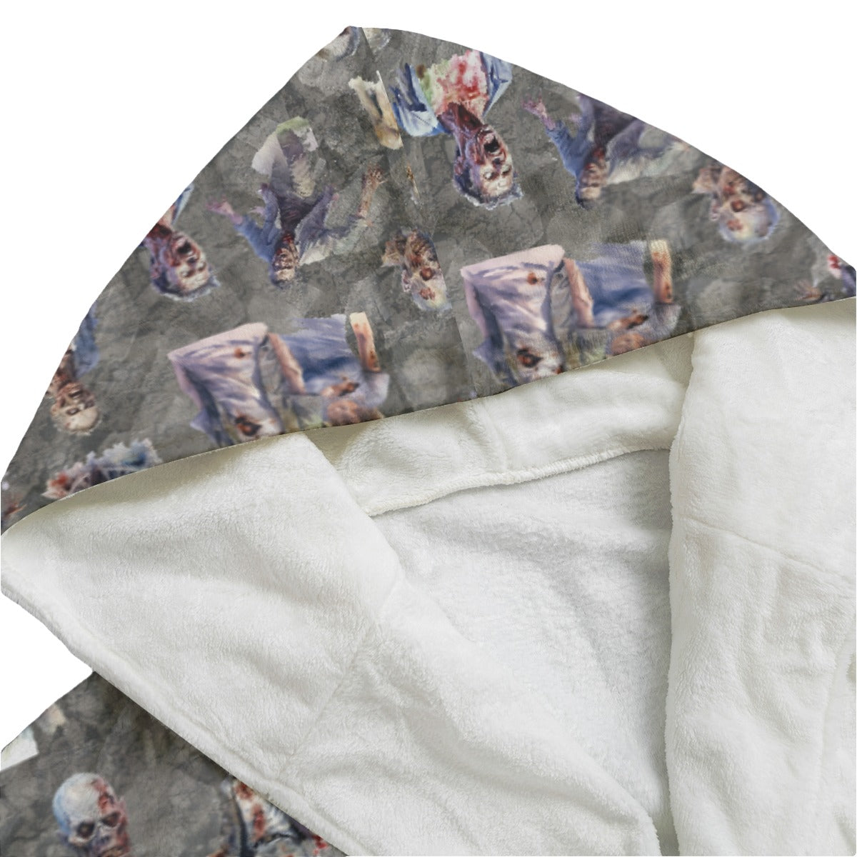 20 Misc Designs,  Flannel Hooded bathrobe
