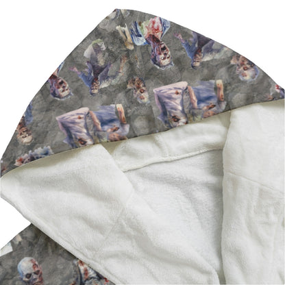 20 Misc Designs,  Flannel Hooded bathrobe