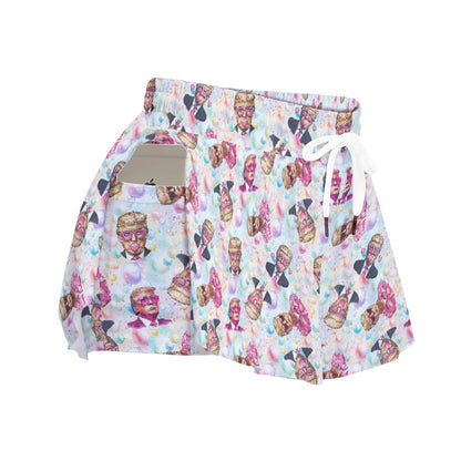 10 Donald Trump Designs, Women's Trump Sport Skorts With Pocket