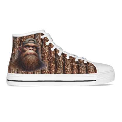 Sasquatch, Bigfoot Designs Kids Canvas Sneaker Shoes