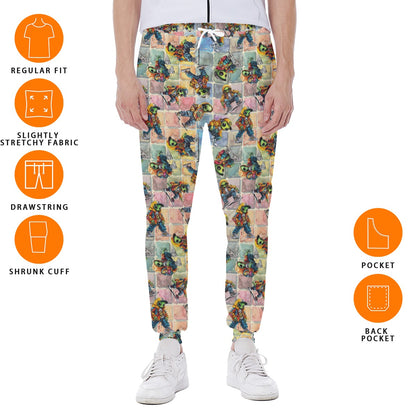 10 Bigfoot / Sasquatch Designs, Men’s Sweatpants w/ Back Pocket