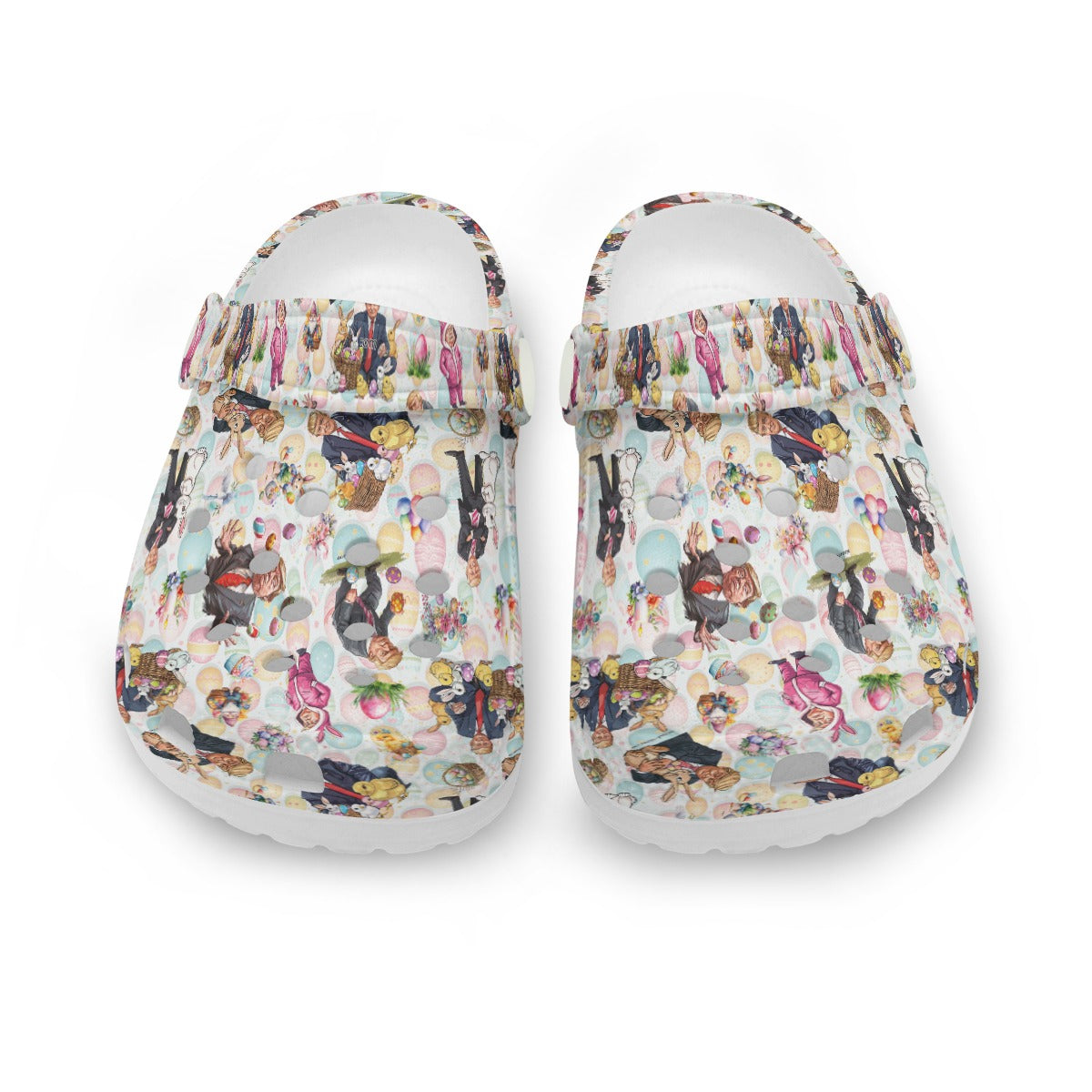Donald Trump 2 - 10 Designs, Children’s Holed, Mule, Clogs, EVA, Gator Shoes
