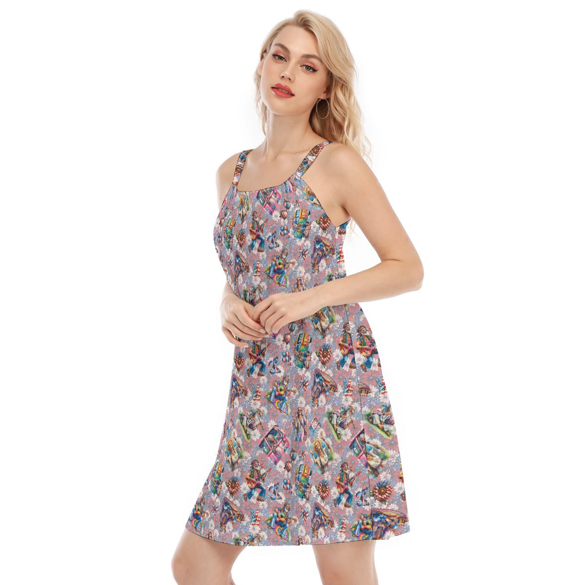 8 Patriot Designs, Woman’s Sleeveless Cami Dress