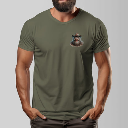 Bigfoot, Sasquatch "I'm Sorry I called You ignorant" Cotton Short Sleeve Double Sided T-shirt