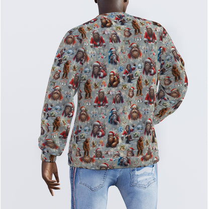 20 Bigfoot / Sasquatch Designs,  Men's Poly Sweater, Bigfoot Shirt, Sasquatch top