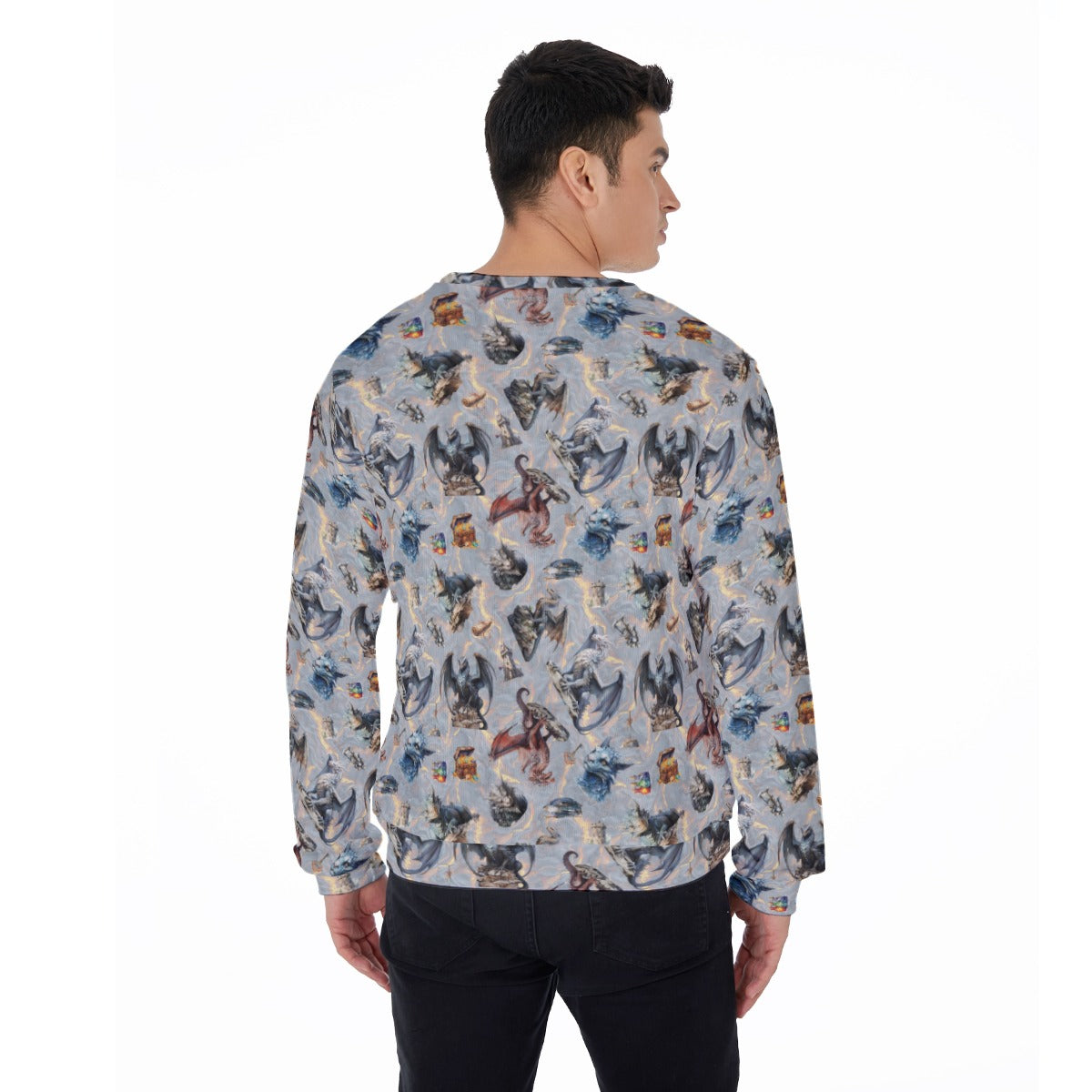 20 Misc Designs, Men’s Polyester Thickened Sweater