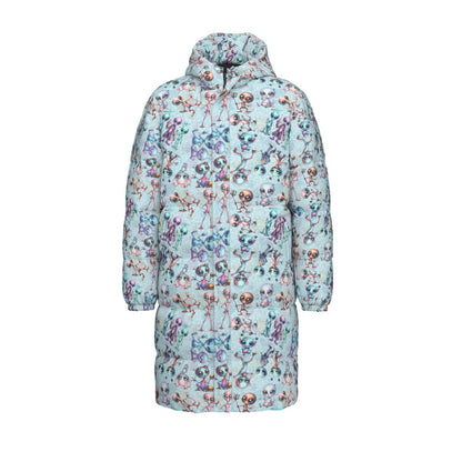 6 Alien Designs, Long Down Jacket / Coat