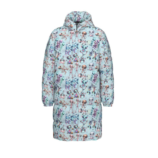 6 Alien Designs, Long Down Jacket / Coat