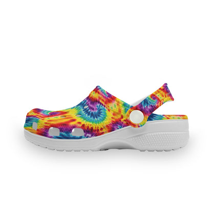 Tie Dye 2 Collection (12 Designs) Children’s Holed, Mule, Clogs, EVA, Gator Shoes